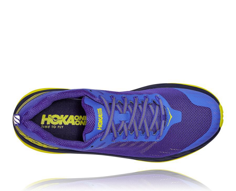 Hoka One One Trailsko Herre - Challenger Atr 5 - Blå/Grøn - 901532RZS